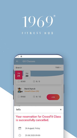 1969 - Fitness Hub Screenshot 3