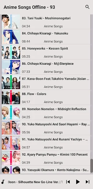 Anime Songs Offline Screenshot 1