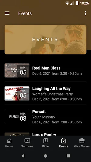 Grays Harbor Foursquare Church Screenshot 2