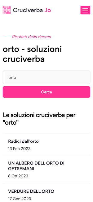 Cruciverba.io Screenshot 2