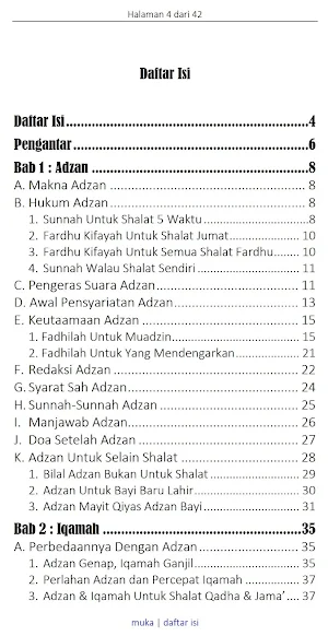 Risalah Adzan Tuntunan Shalat Screenshot 1