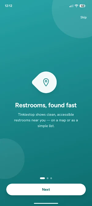 Tinklestop: Bathroom Finder Screenshot 0