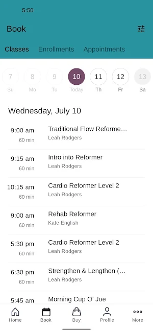 SELAH Pilates & Wellness Screenshot 1