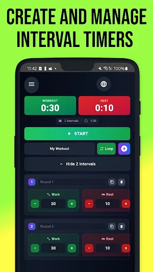 Interval Training Timer Screenshot 2