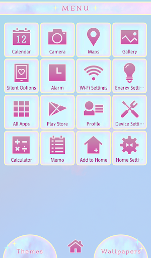 Cotton Candy Cloud Theme +HOME Screenshot 1
