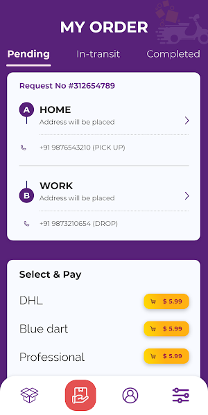 Delemax Customer Screenshot 2