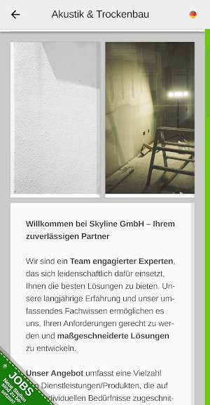 SKY Line Projektsteuerung Screenshot 2