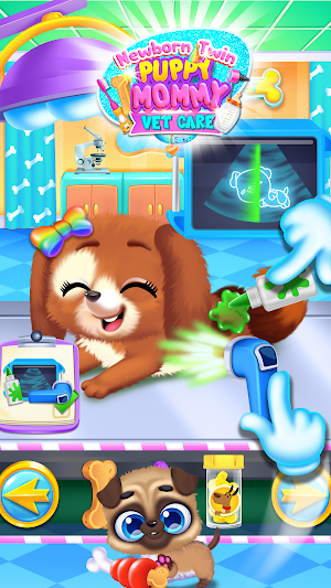 Newborn Puppy & Mommy Dog Pet Salon Doctor Daycare Screenshot 1