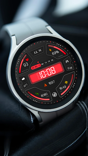Digital Velocity Watch Face Screenshot 2