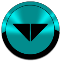 Cyan and Black Icon Pack