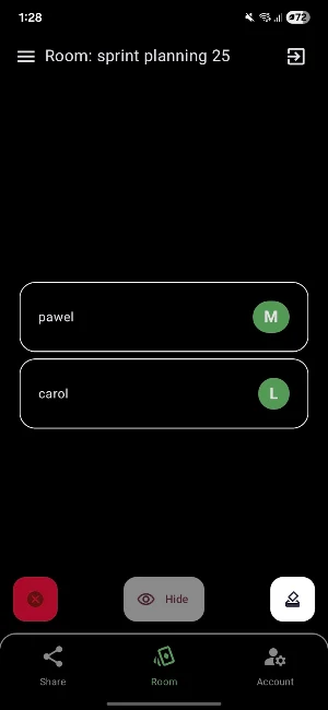 Simple Planning Poker Screenshot 0