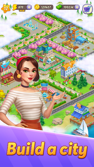 Merge My Town: Paris Screenshot 3