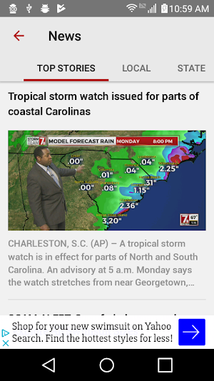 WSPA 7News Screenshot 1