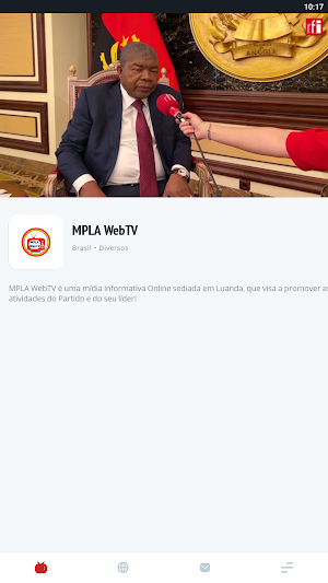 MPLA WebTV Screenshot 0