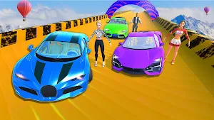 Ramp Car Stunts - GT Car Game Screenshot 2