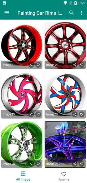 Painting Car Rims Ideas Screenshot 3