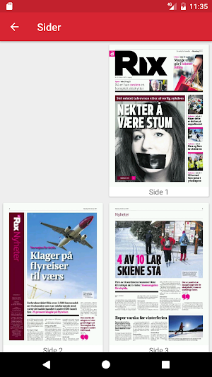 Nordstrands Blad eAvis Screenshot 3