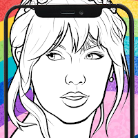 Drawing Coloring Taylor Swift