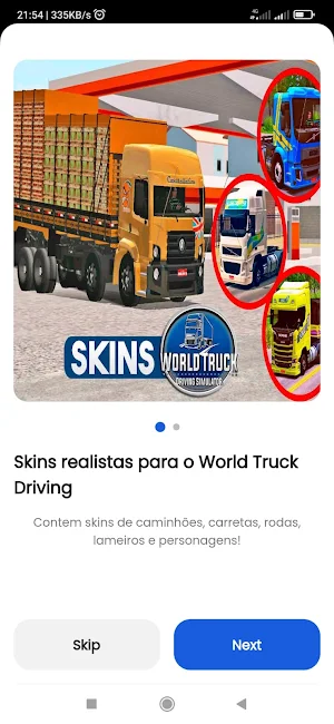 Sons e Skins World Truck Drivi Screenshot 0