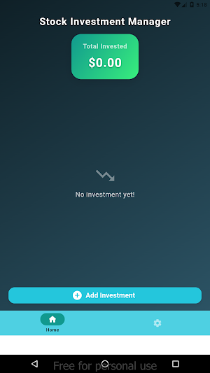Stock Investment Manager Screenshot 0