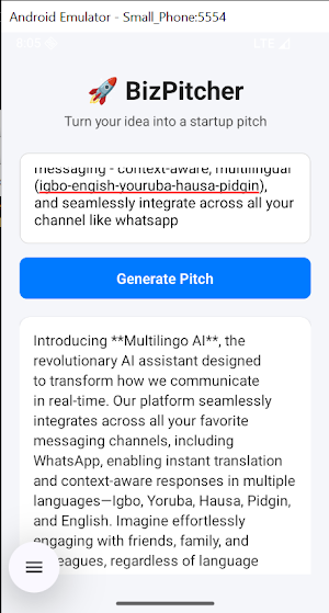 BizPitcher Screenshot 2