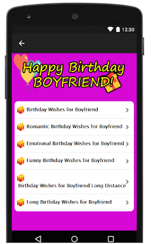Happy Birthday Boyfriend Screenshot 2