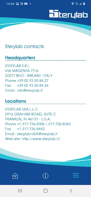Sterylab NFC Screenshot 1