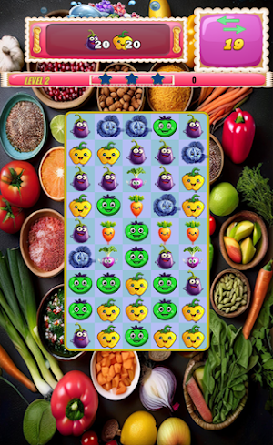 Target Match Veggie Game Screenshot 1