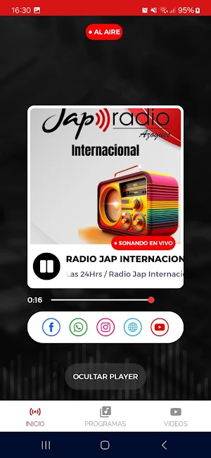 Radio Jap Internacional Screenshot 2