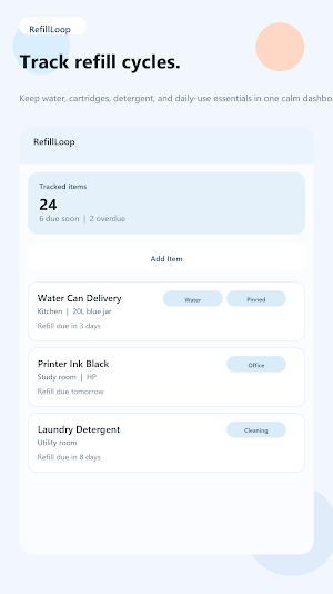 RefillLoop Screenshot 0