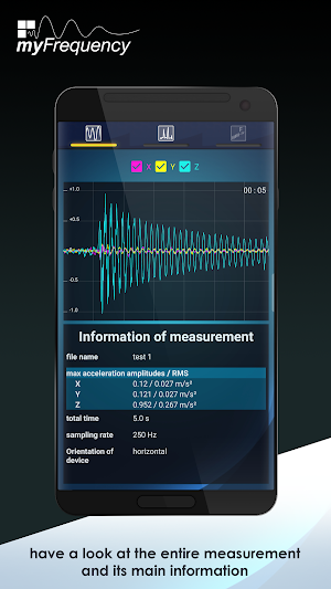 myFrequency - Vibration Analysis Screenshot 2