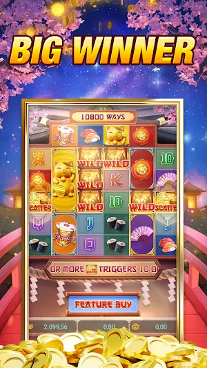 Jade Cat Mega Win Slot Screenshot 3