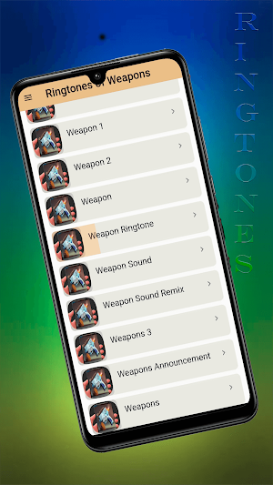 Ringtones weapons - Sounds Screenshot 2