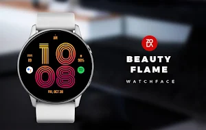 Beauty Flame Watch Face Screenshot 0