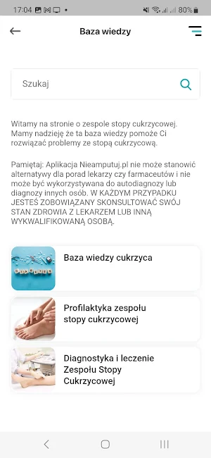 Diabetic Foot Assessment App Screenshot 2