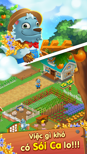 Farmery - Nông trại Sói Ca Screenshot 1