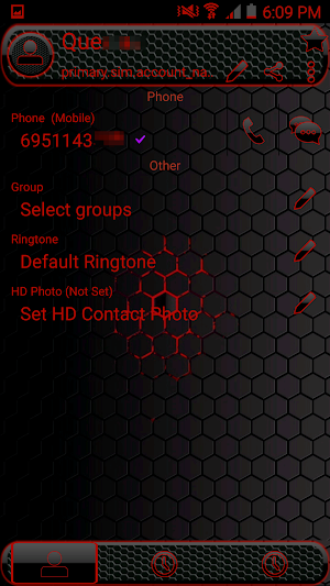 Theme Space Red RocketDial Screenshot 3