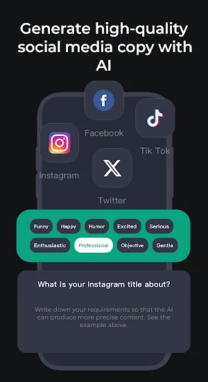 Chat AI Writer - Writing App Screenshot 1