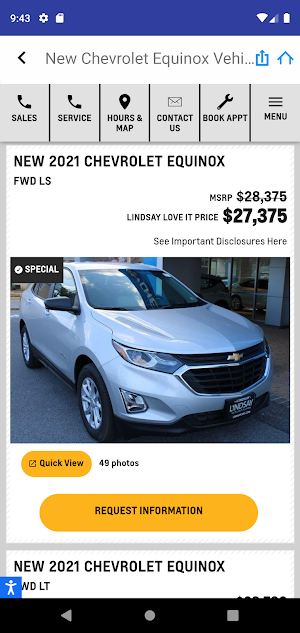 Lindsay Chevrolet of Front Roy Screenshot 3
