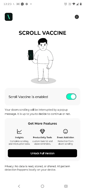 Scroll Vaccine Screenshot 1