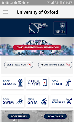 Oxford University Sport Screenshot 0
