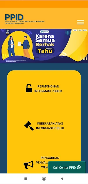 PPID UNAIR Screenshot 0