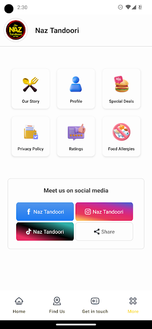 Naz Tandoori Falkirk Screenshot 1