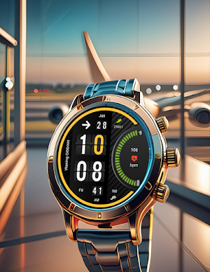 Airport 01 Watch Face Screenshot 2
