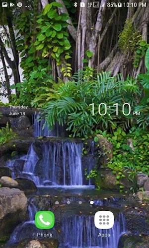 Blue Forest Water LWP Screenshot 2