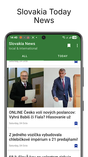 Slovakia News Screenshot 2