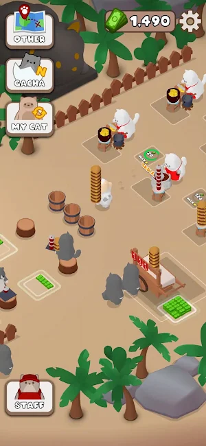 Burger Cat - Idle tycoon Screenshot 2