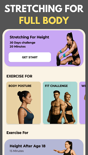 Stretching for height increase Screenshot 2