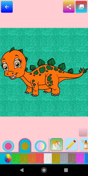 Dinosaur Coloring for Kids Screenshot 2