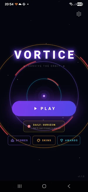 VORTICE - Orbital Reflex Screenshot 1
